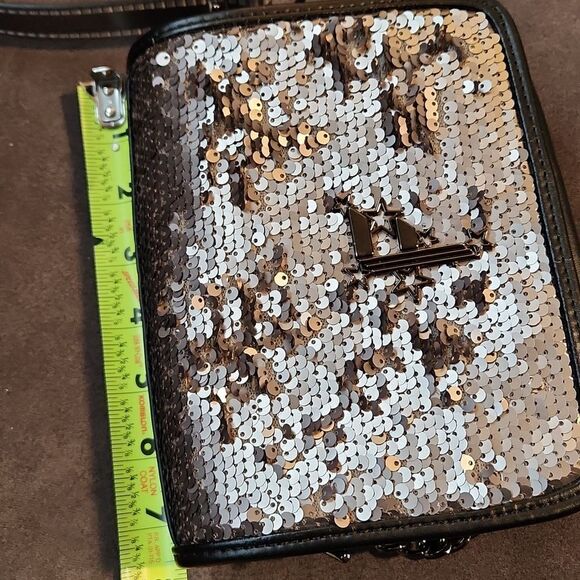 Fiorelli Purse Est. 1988 Made In London Silver Sequin Crossbody Bag Clutch - Picture 13 of 14